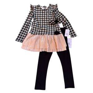 Bonnie Jean 3pcs  Top, Headband and Leggings Set